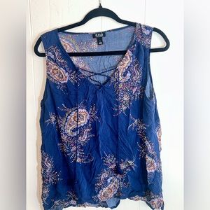 a.n.a. Navy Blue  Tank top  Lg